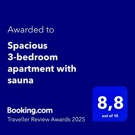 Apartment Spacious 3-bedroom With Sauna Parnu